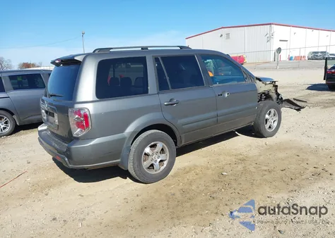 2007 Honda Pilot Ex from USA, damaged, VIN 5FNYF28477B029544